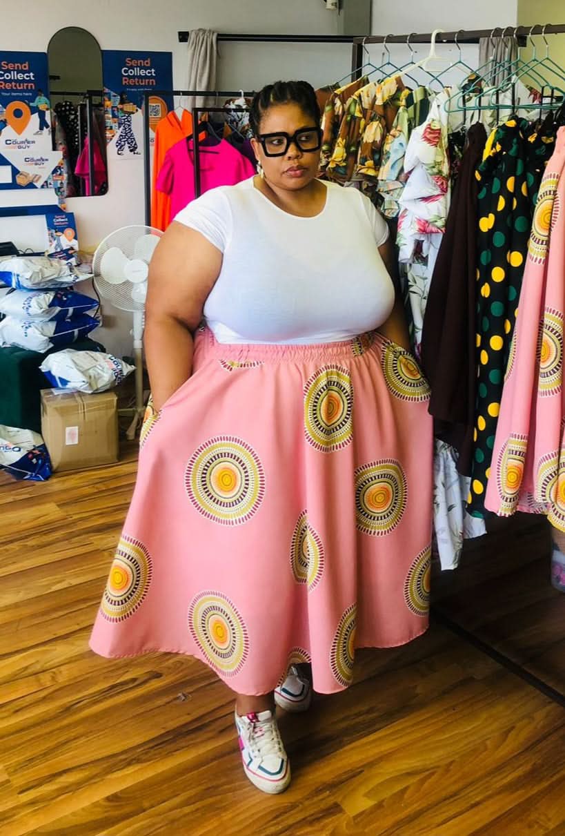 Plus Size Flared skirt