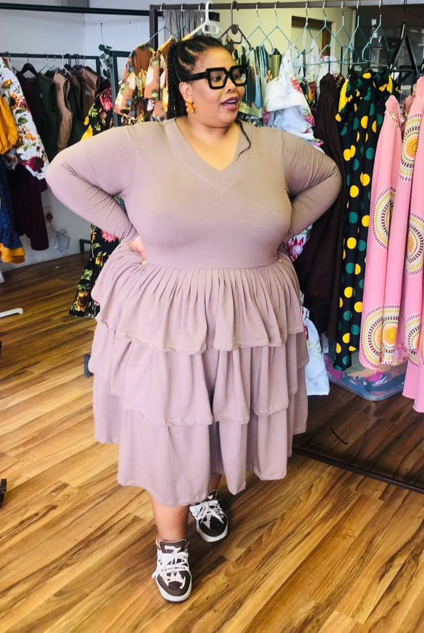 Plus Size 3 Step Dress
