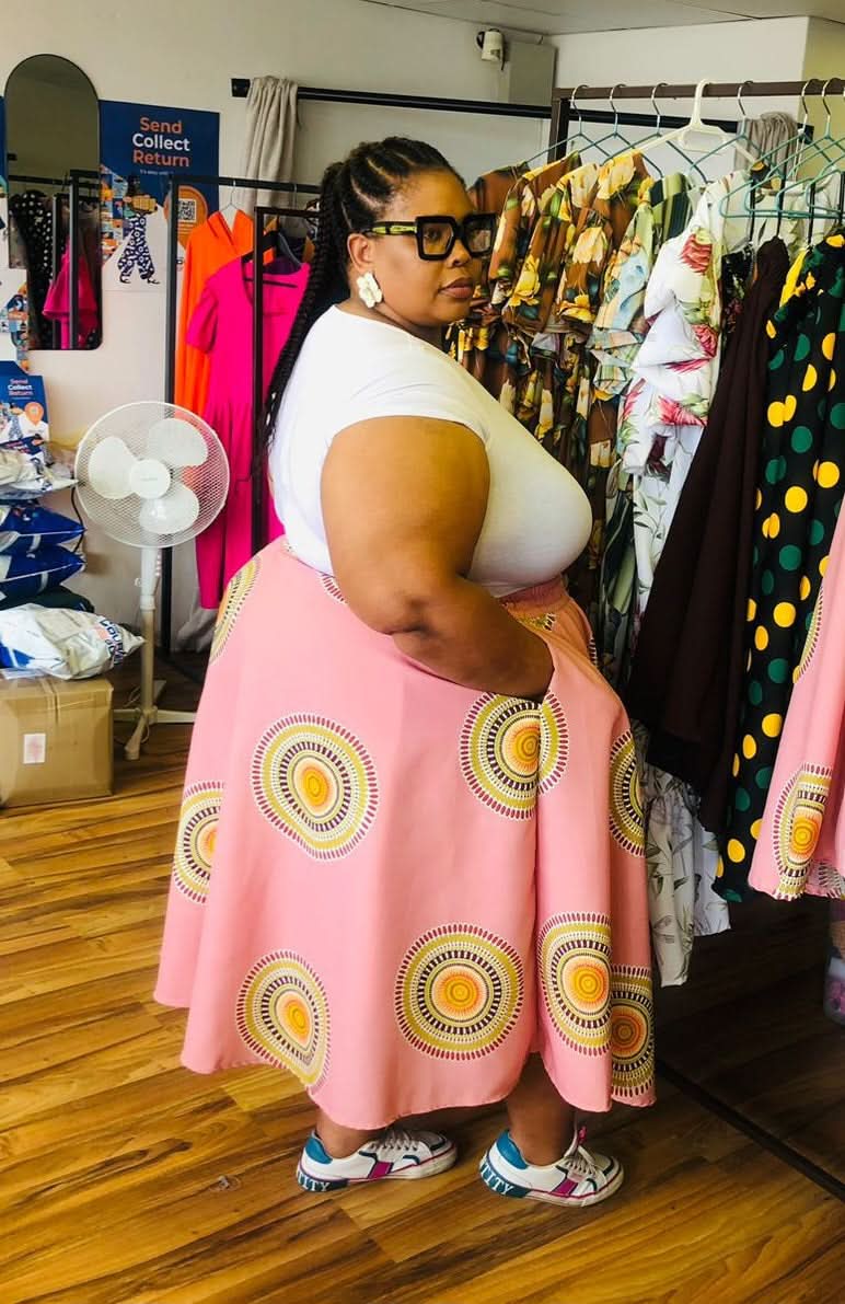 Plus Size Flared skirt