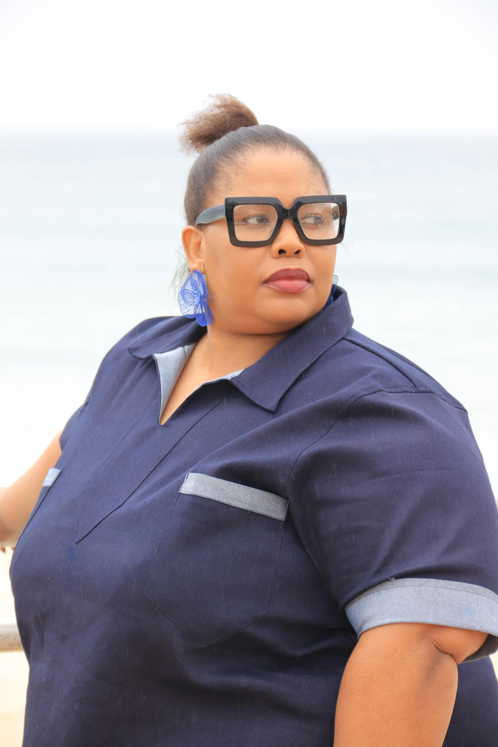 Plus Size Denim Set