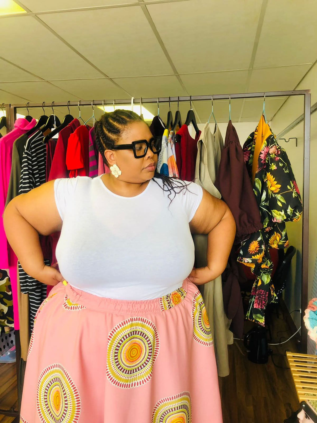 Plus Size Flared skirt