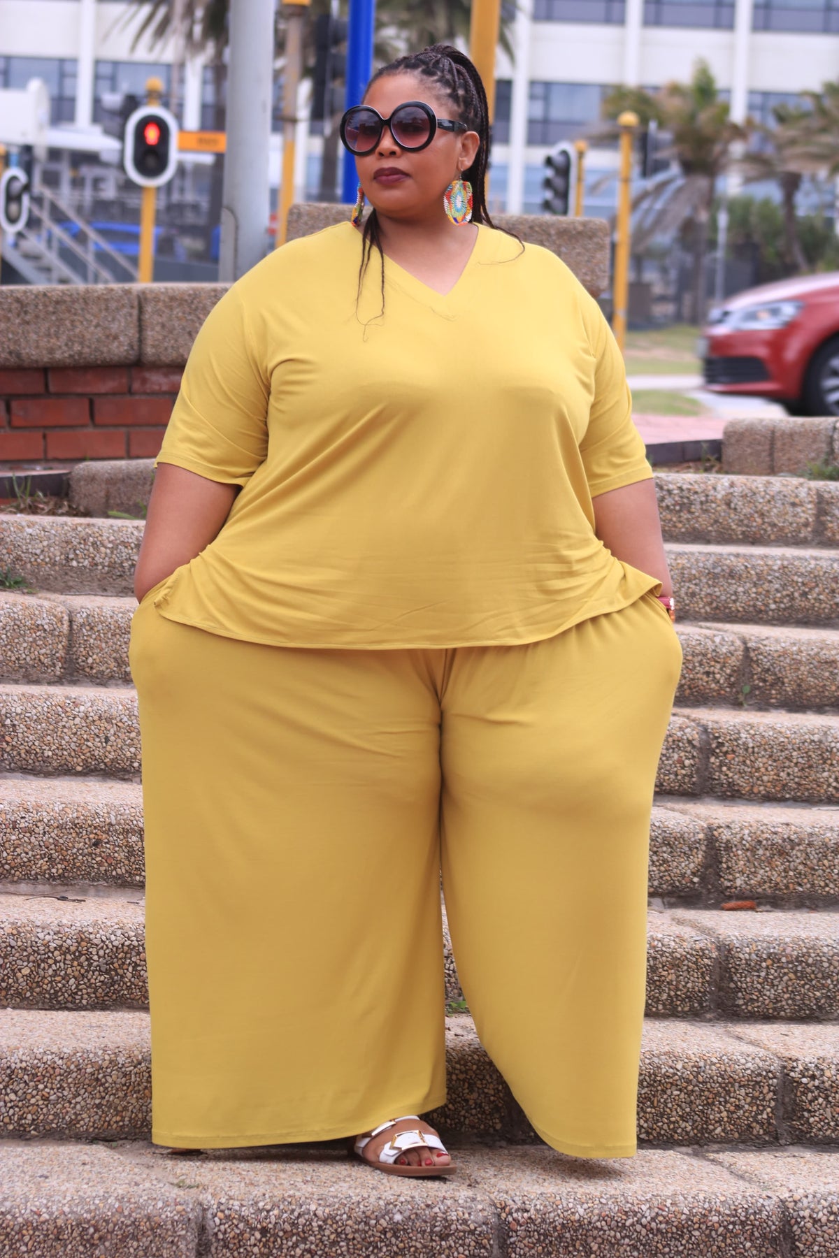Plus Size Wide Leg Set