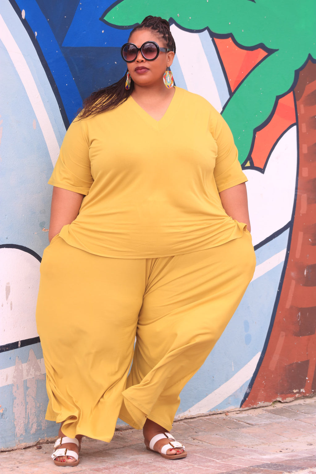 Plus Size Wide Leg Set