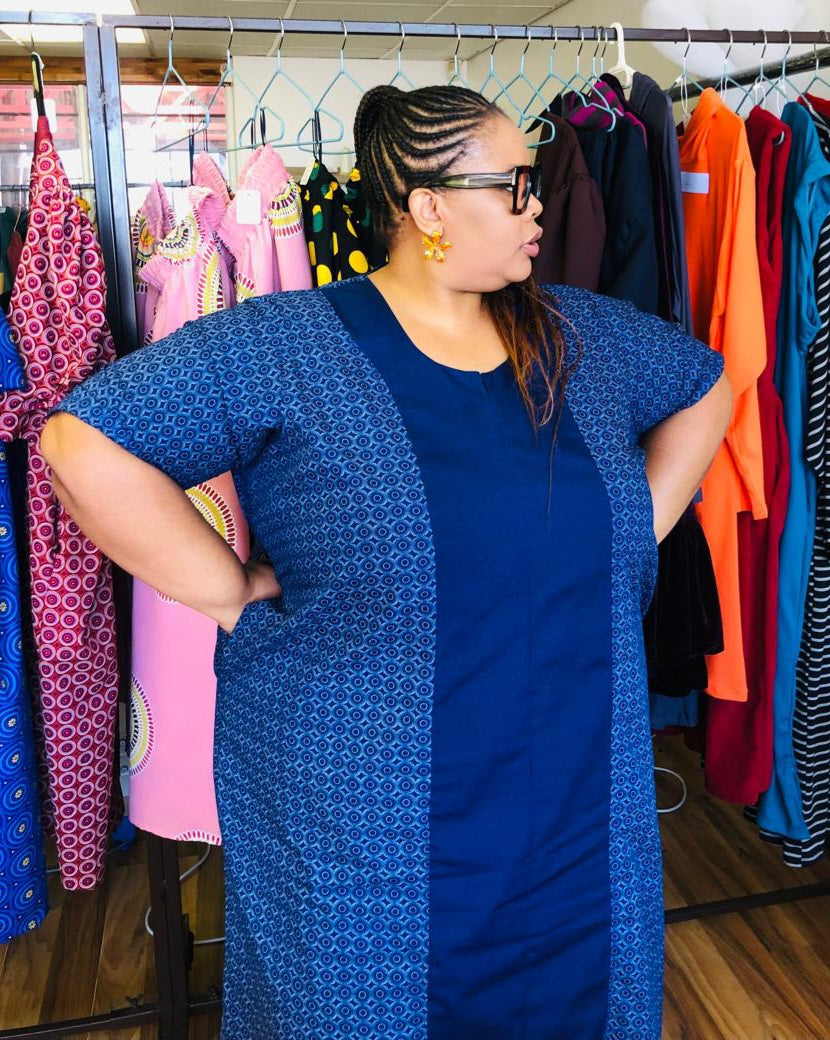 Plus Size Isishweshwe Dress