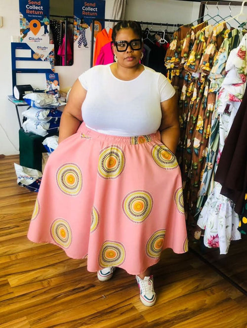 Plus Size Flared skirt