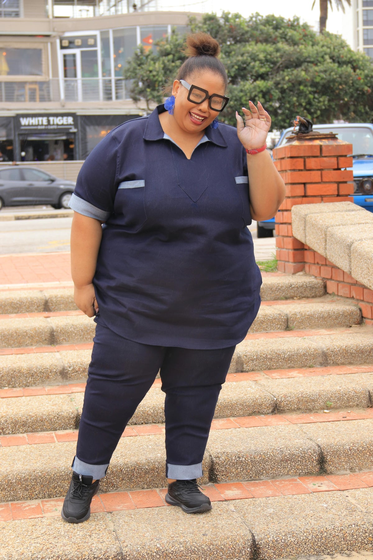Plus Size Denim Set