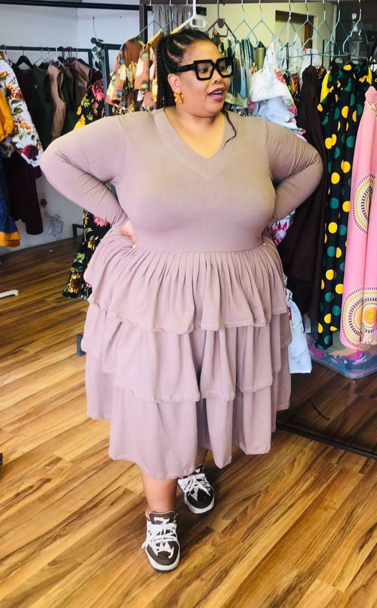 Plus Size 3 Step Dress