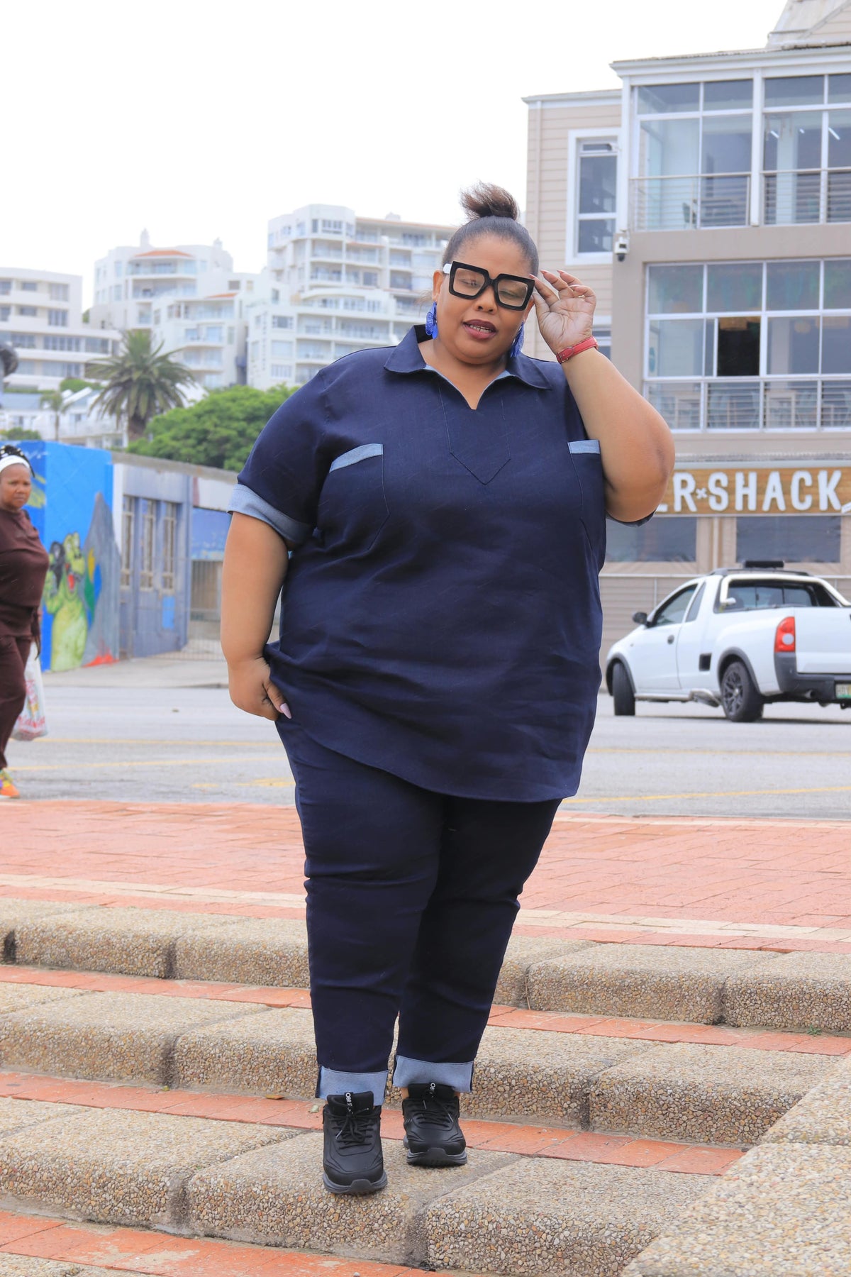 Plus Size Denim Set