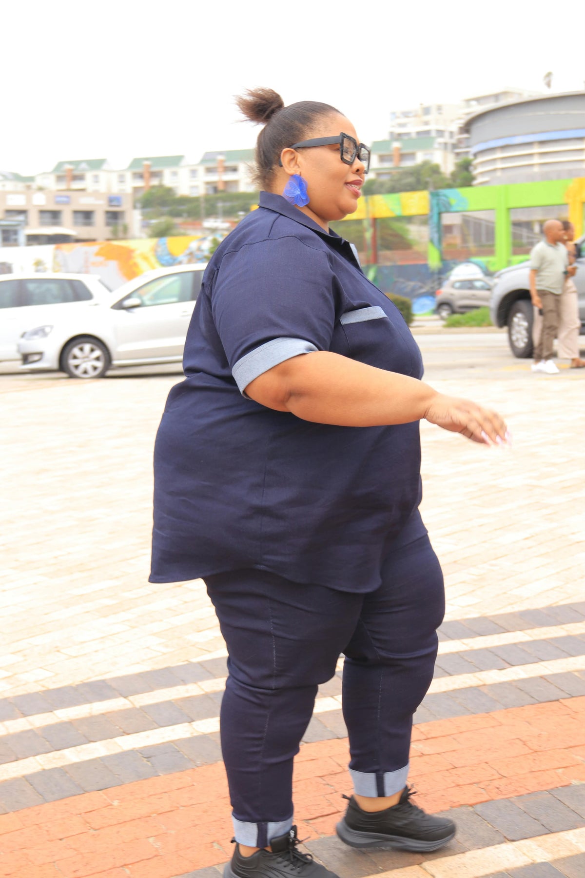Plus Size Denim Set